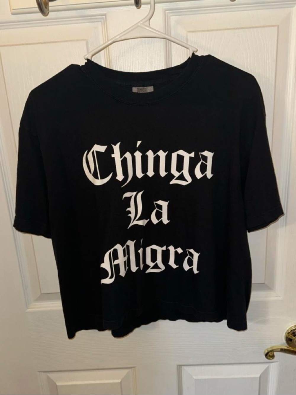 Chinga La Migra Crop Tee